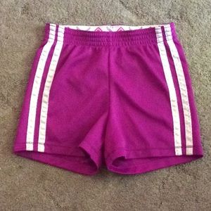 Purple sporty shorts
